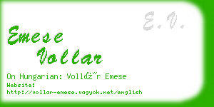 emese vollar business card